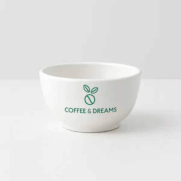 Ceramic Candy Bowl - White